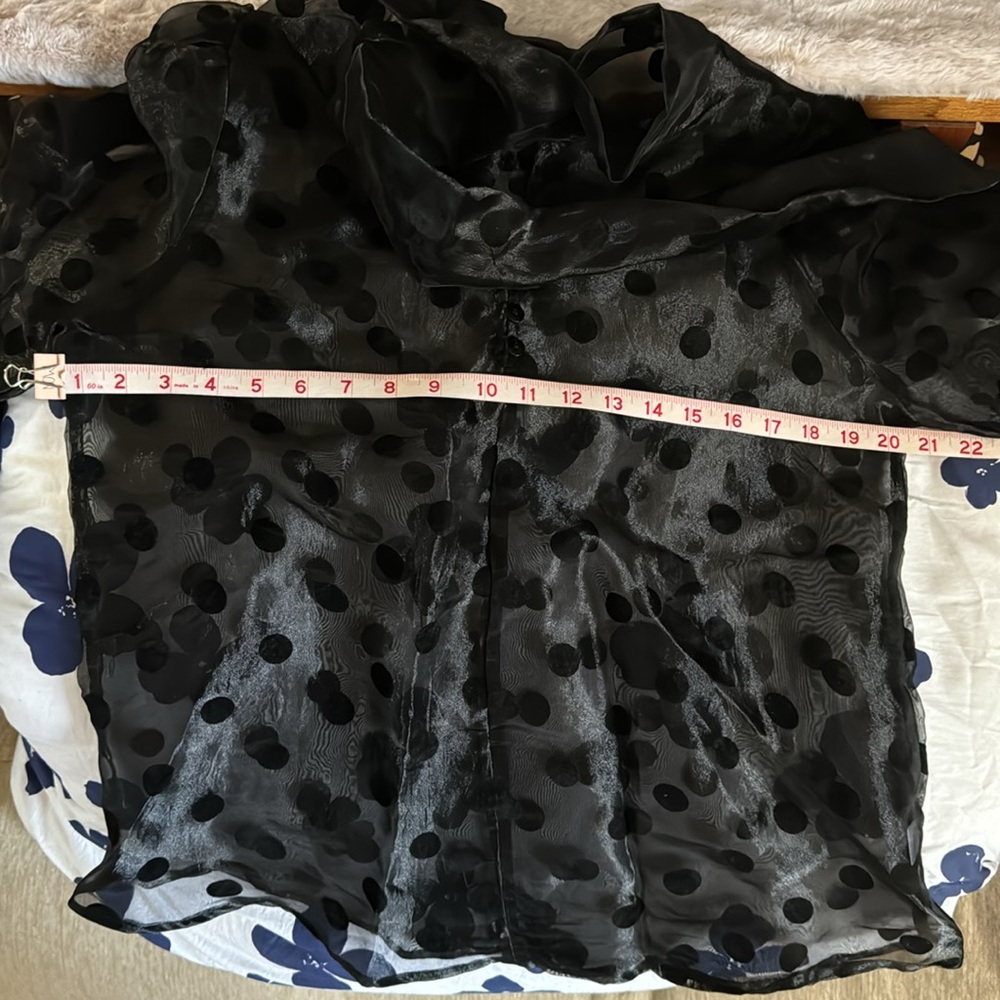 Love X Design Polkadot button up blouse. - Picture 6 of 6